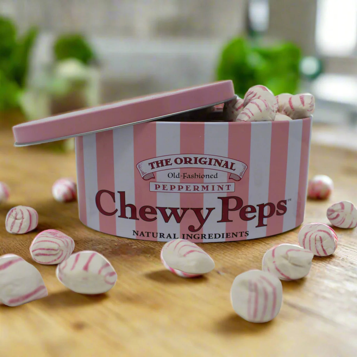 The Original Chewy Peps - Peppermint - 12.5 oz Tin