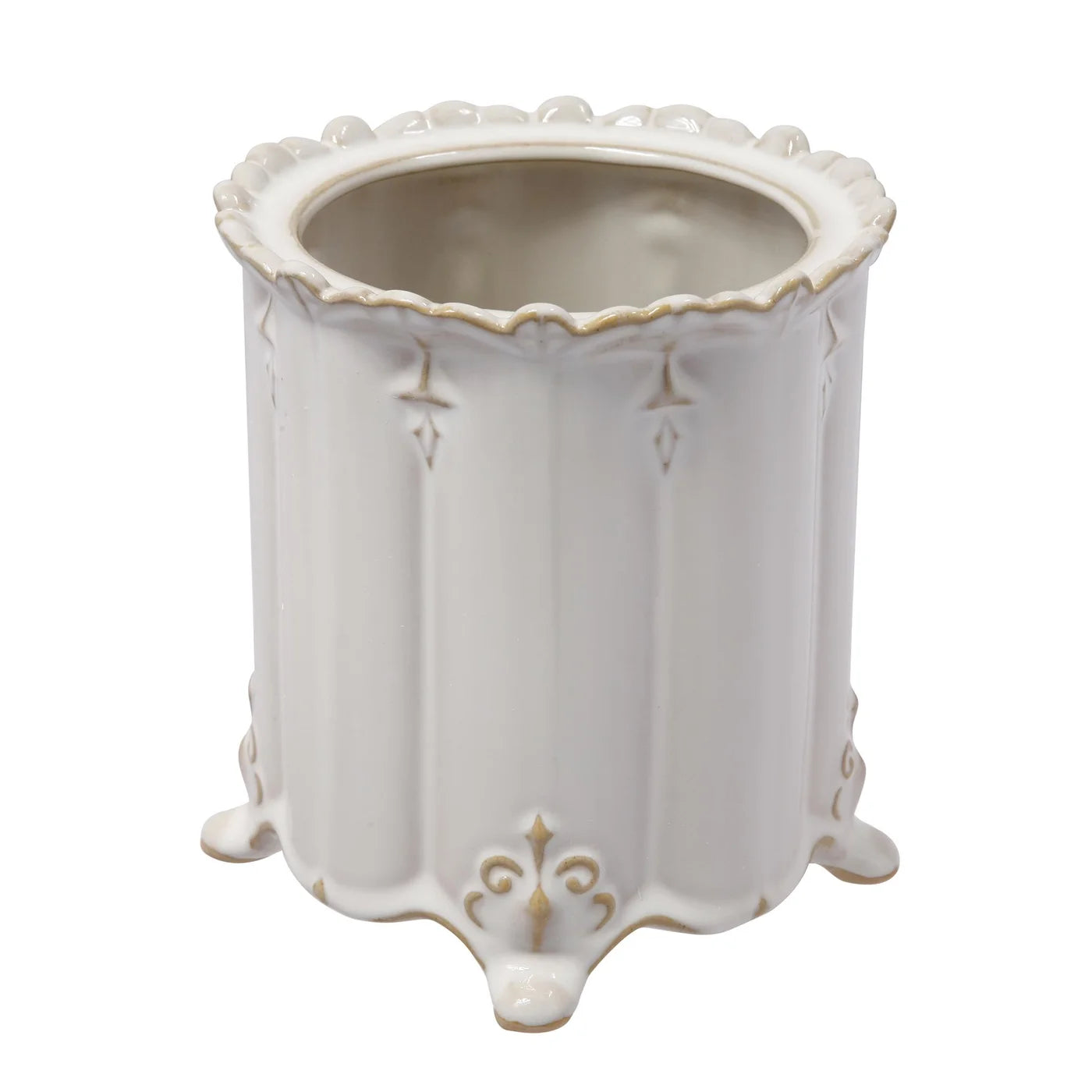 CANNISTER VASE 5''WX6.5''H