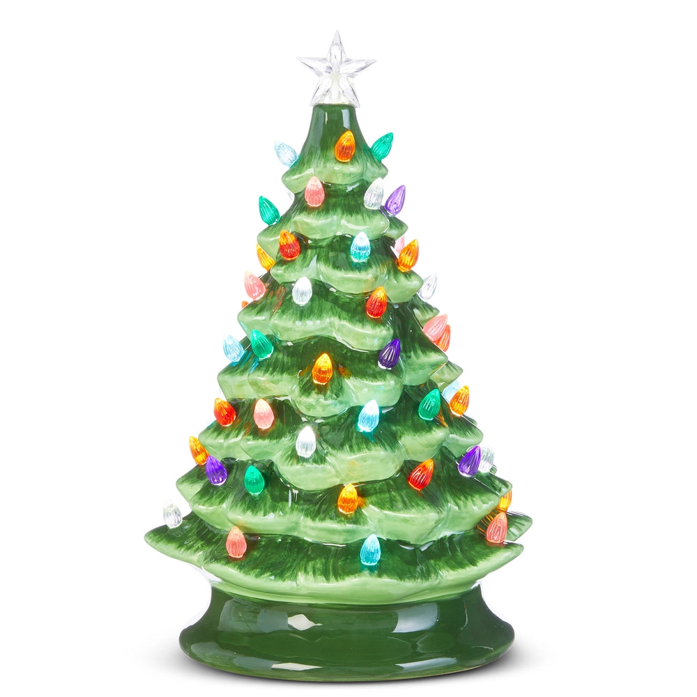 Lighted Vintage Tree 13"