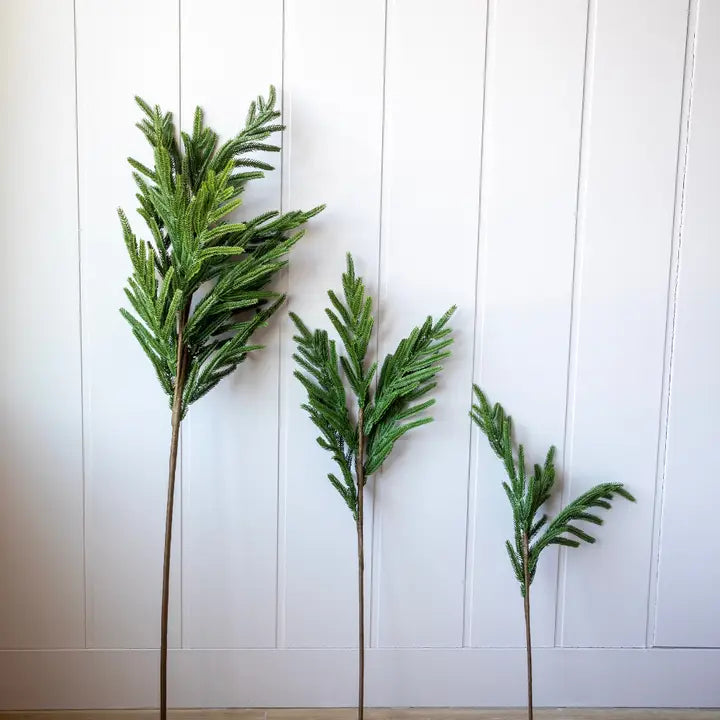 Mantel Faux Pine Stems