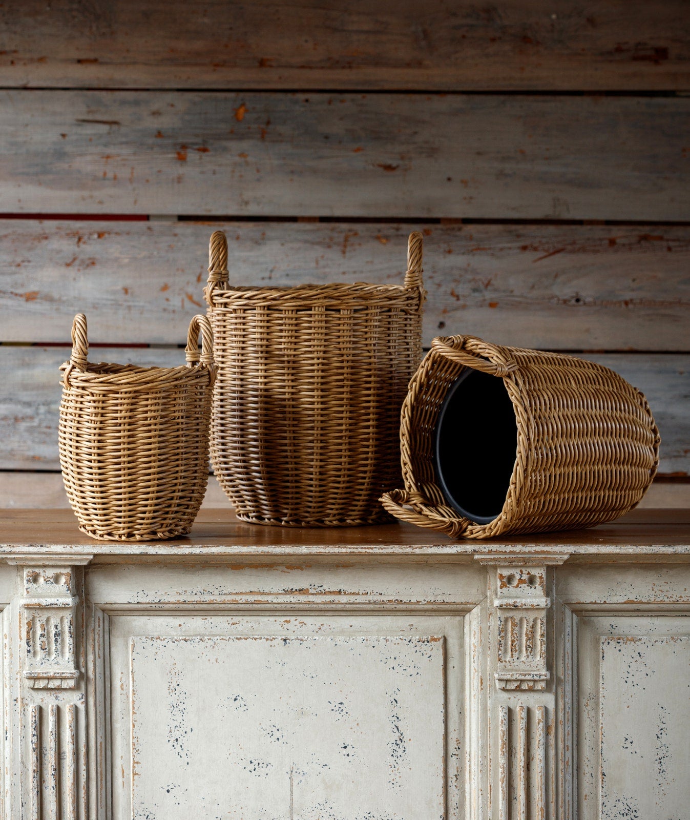 Indoor/Outdoor Double Handled Basket