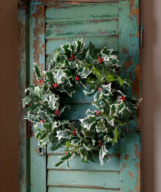 Vintage Holly Wreath