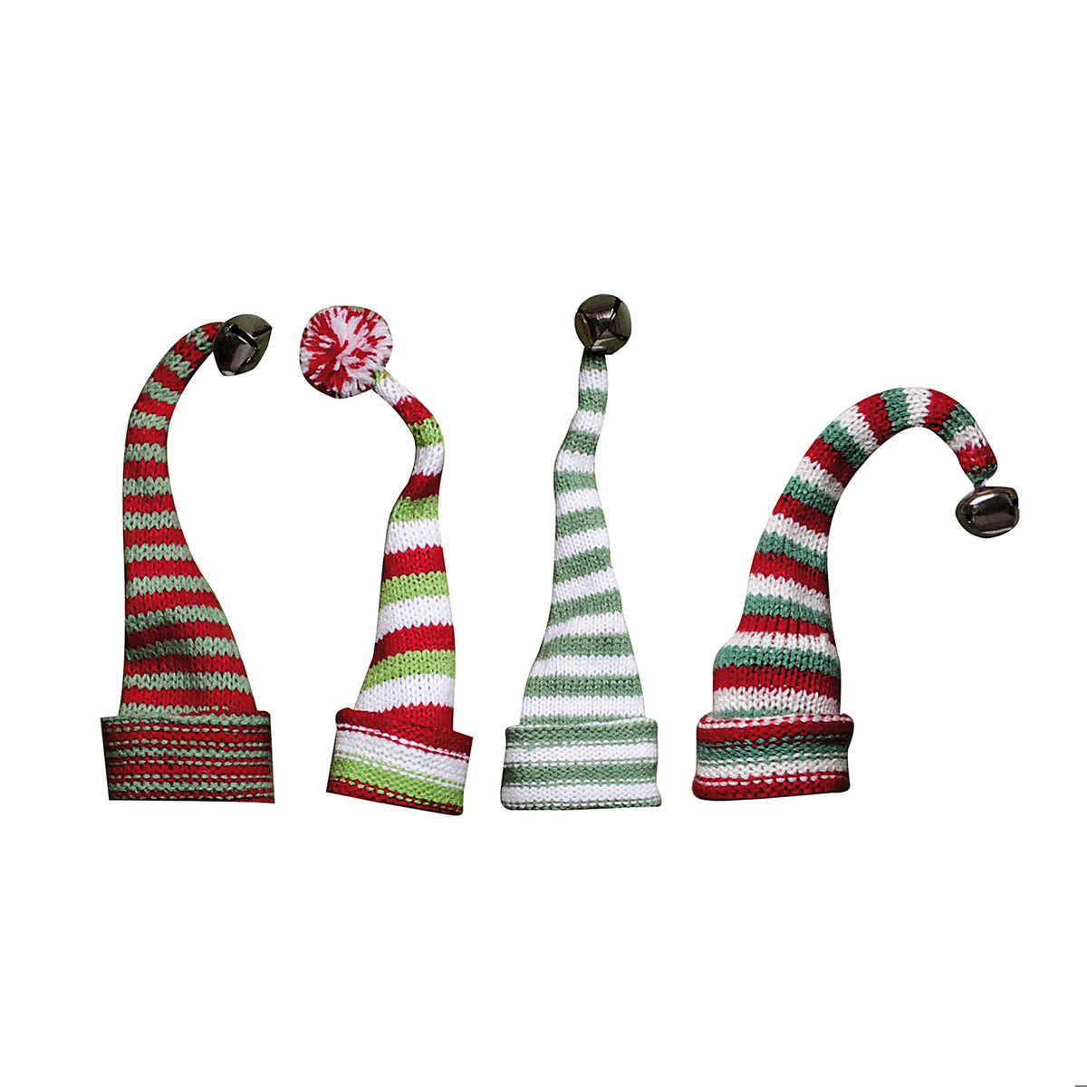 7"H Knit Hat Bottle Topper, 4 Styles