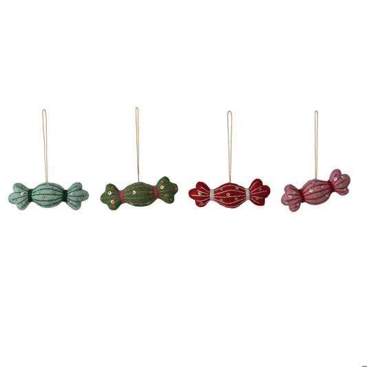 Candy felt ornament